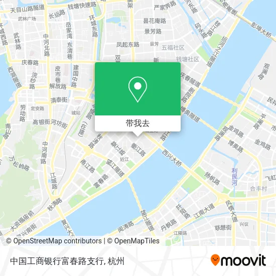 中国工商银行富春路支行地图