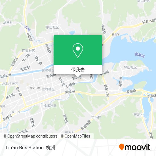 Lin'an Bus Station地图