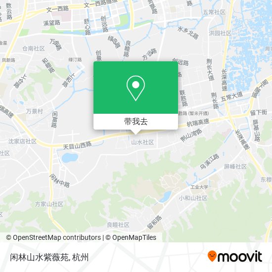 闲林山水紫薇苑地图