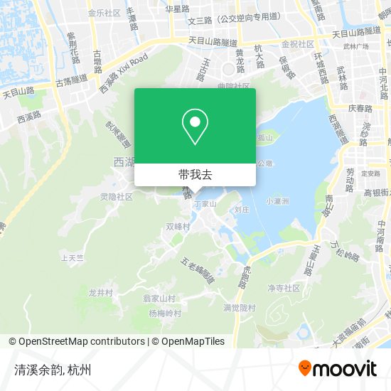 清溪余韵地图