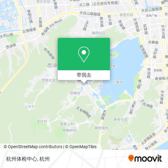 杭州体检中心地图