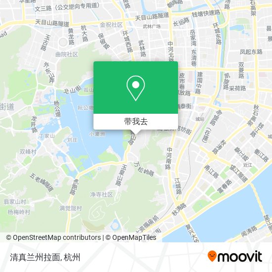 清真兰州拉面地图
