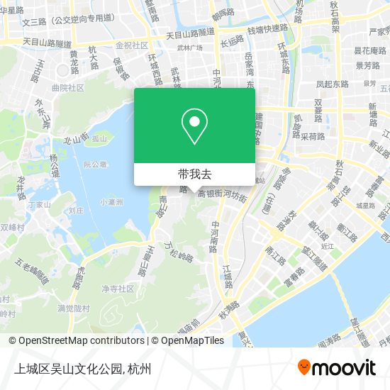 上城区吴山文化公园地图