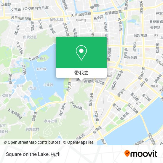 Square on the Lake地图