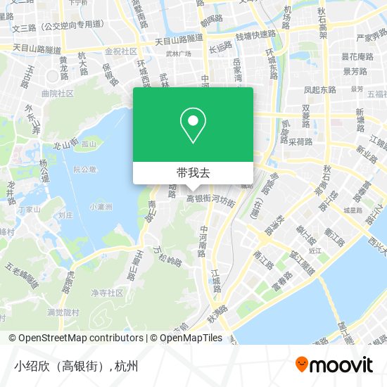 小绍欣（高银街）地图