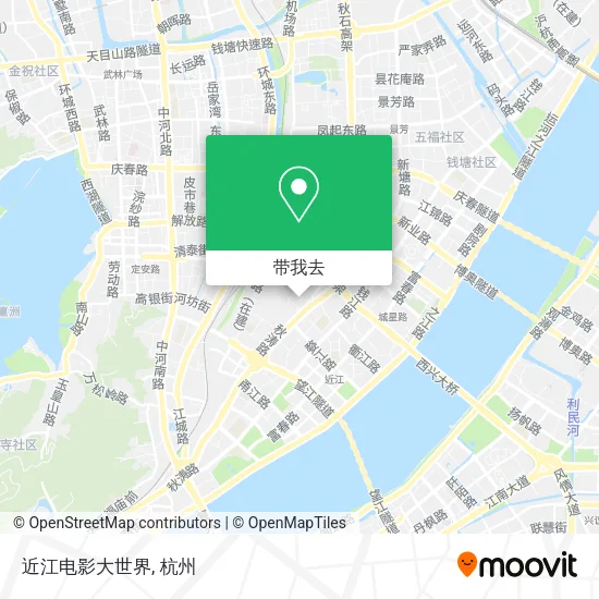 近江电影大世界地图