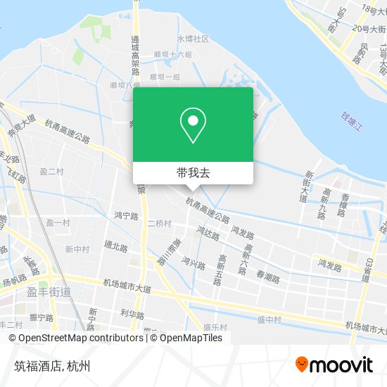 筑福酒店地图