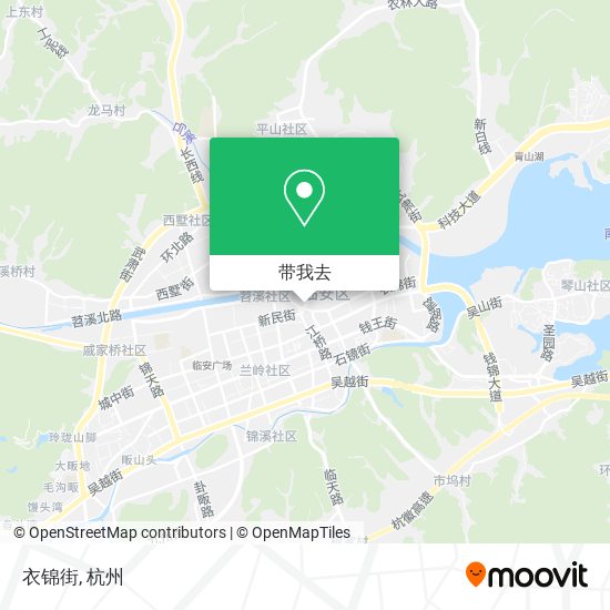 衣锦街地图