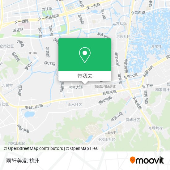 雨轩美发地图