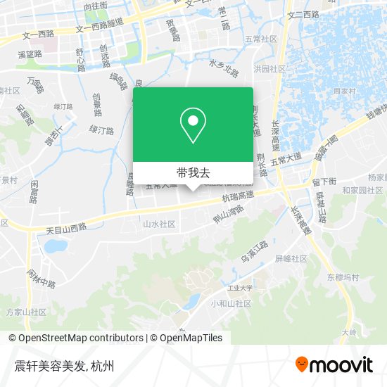 震轩美容美发地图