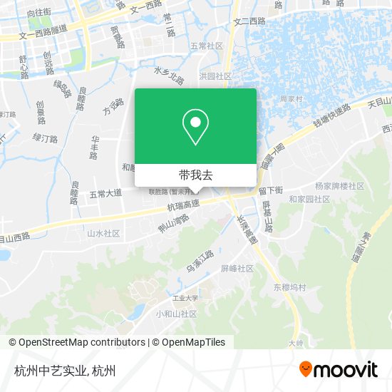 杭州中艺实业地图