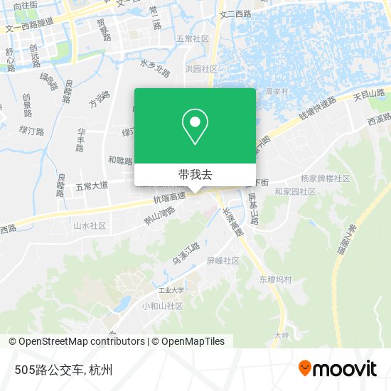 505路公交车地图