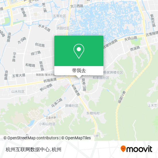 杭州互联网数据中心地图