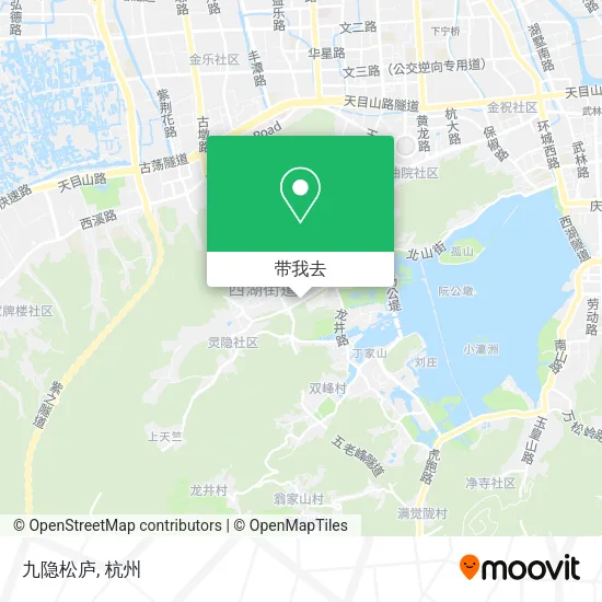 九隐松庐地图