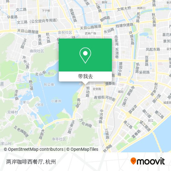两岸咖啡西餐厅地图