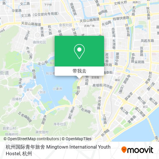 杭州国际青年旅舍 Mingtown International Youth Hostel地图