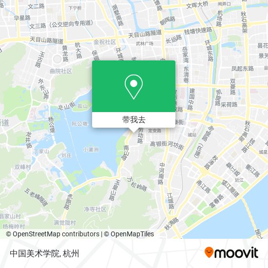 中国美术学院地图