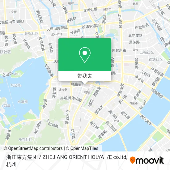 浙江東方集団 / ZHEJIANG ORIENT HOLYA I / E co.ltd地图
