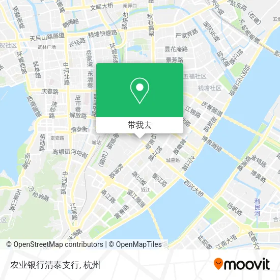 农业银行清泰支行地图