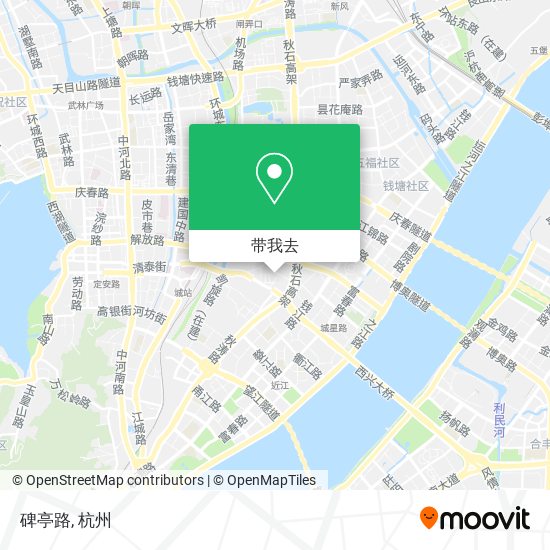 碑亭路地图