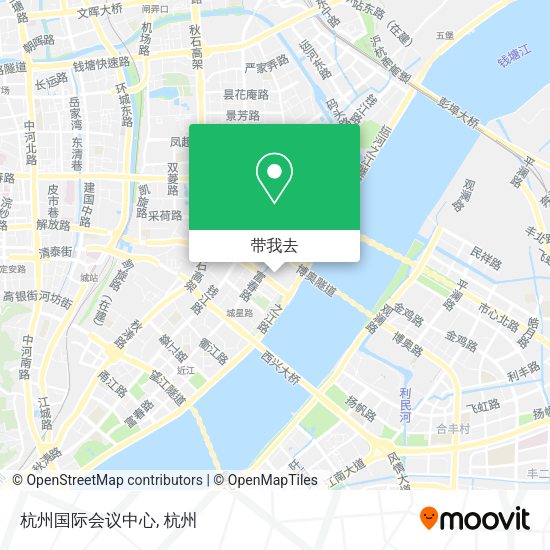 杭州国际会议中心地图