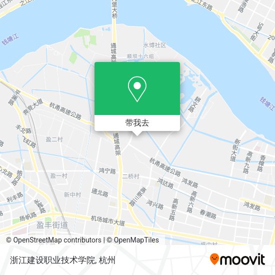 浙江建设职业技术学院地图