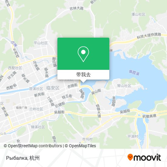 Рыбалка地图