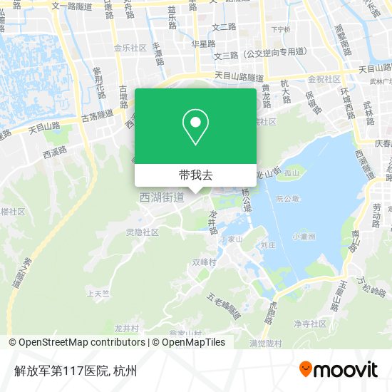 解放军第117医院地图