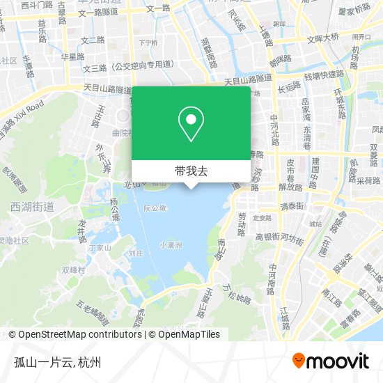 孤山一片云地图