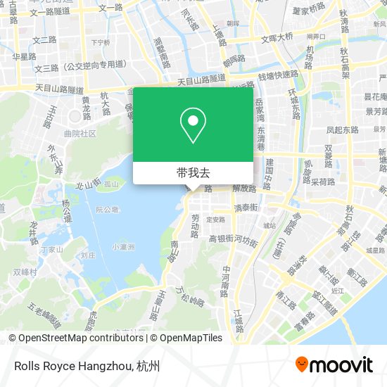 Rolls Royce Hangzhou地图