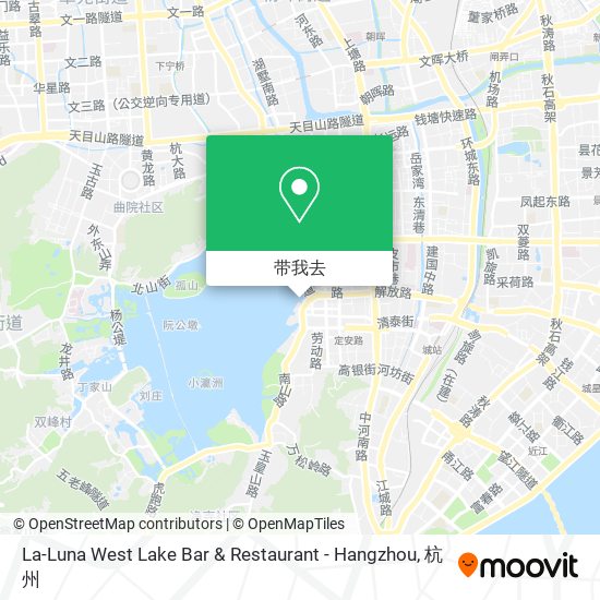 La-Luna West Lake Bar & Restaurant - Hangzhou地图