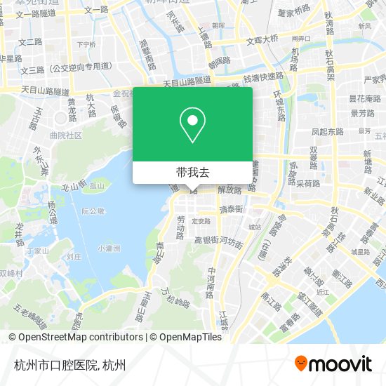 杭州市口腔医院地图