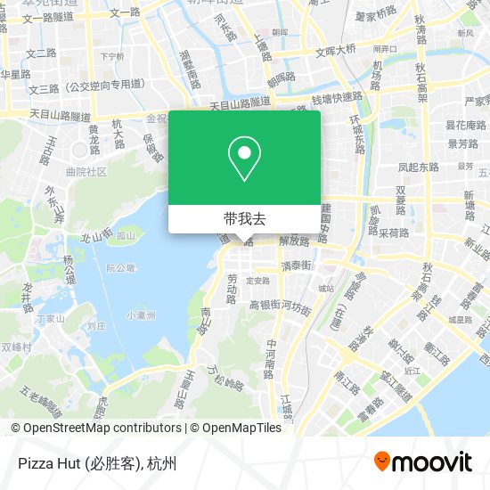 Pizza Hut (必胜客)地图