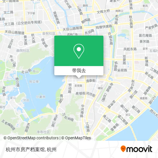 杭州市房产档案馆地图