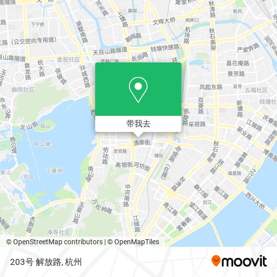 203号 解放路地图