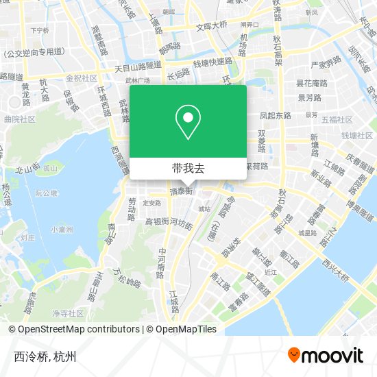 西泠桥地图