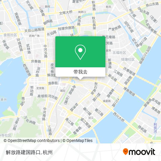 解放路建国路口地图