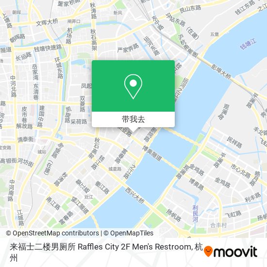 来福士二楼男厕所 Raffles City 2F Men's Restroom地图