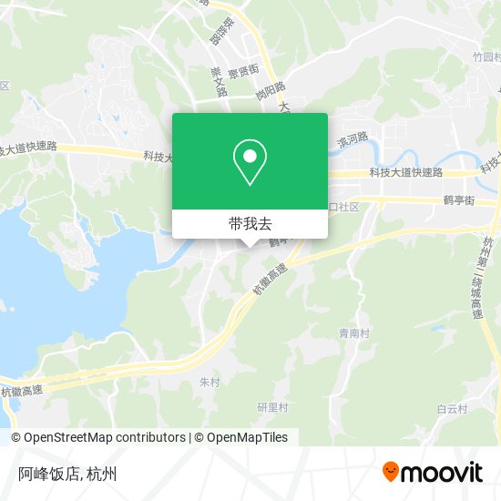 阿峰饭店地图