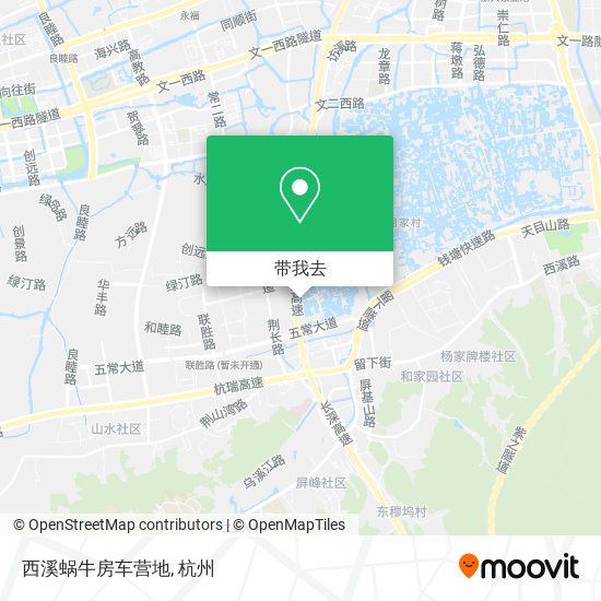 西溪蜗牛房车营地地图