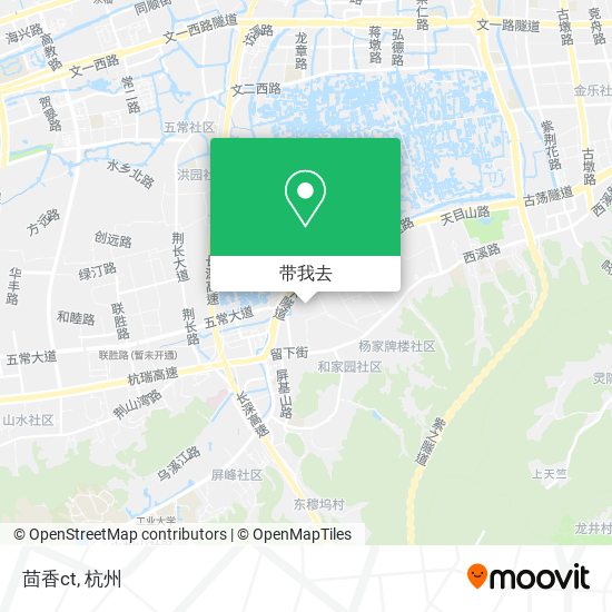 茴香ct地图