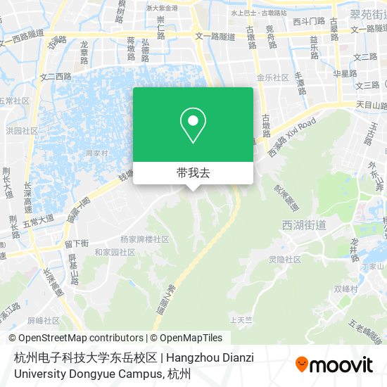 杭州电子科技大学东岳校区 | Hangzhou Dianzi University Dongyue Campus地图