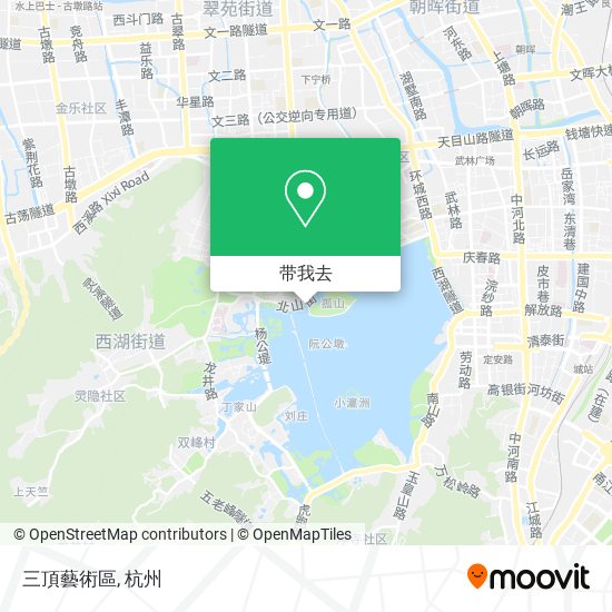 三頂藝術區地图