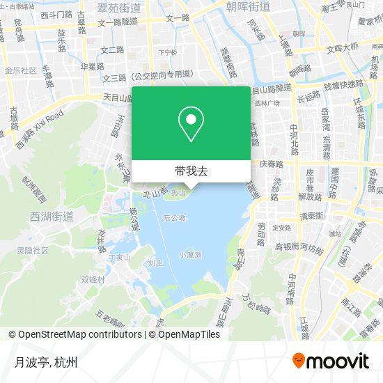 月波亭地图
