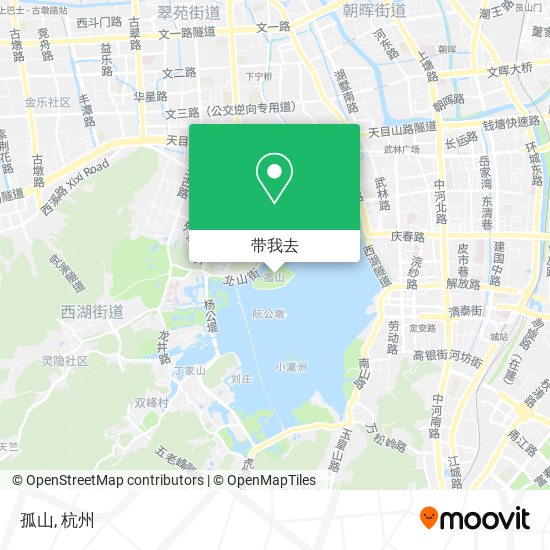 孤山地图