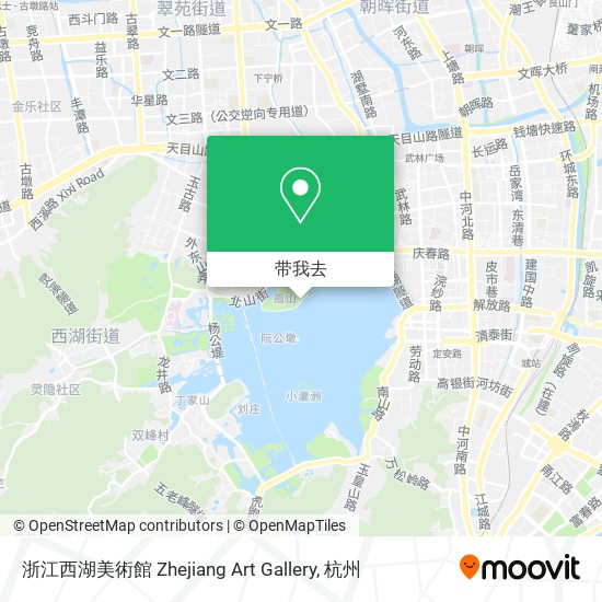 浙江西湖美術館 Zhejiang Art Gallery地图