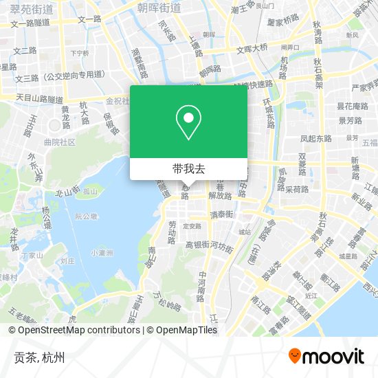 贡茶地图