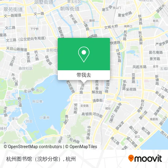 杭州图书馆（浣纱分馆）地图