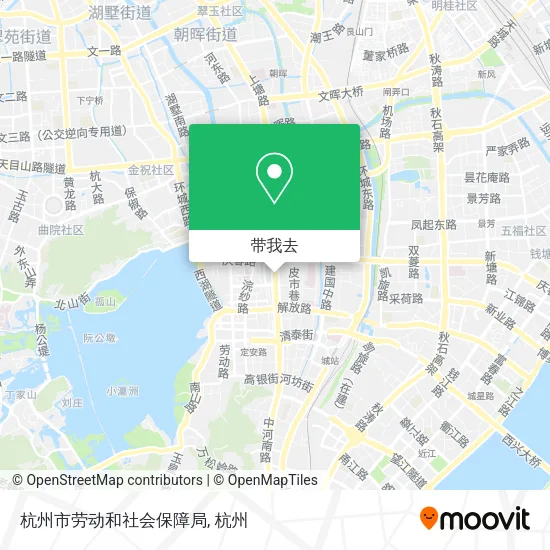 杭州市劳动和社会保障局地图