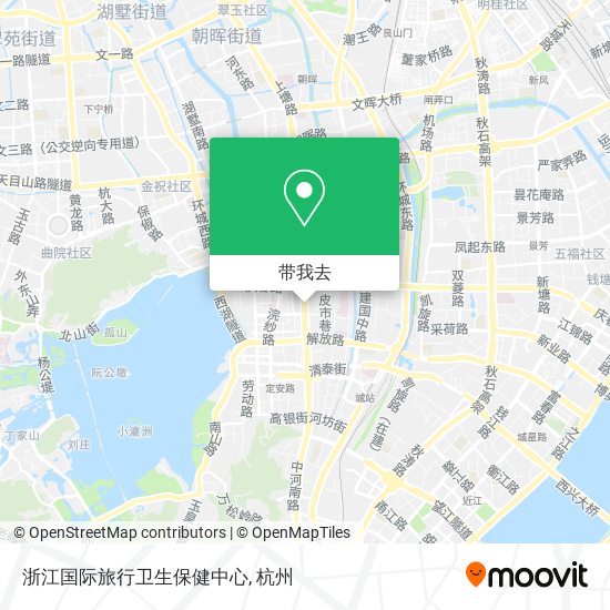 浙江国际旅行卫生保健中心地图